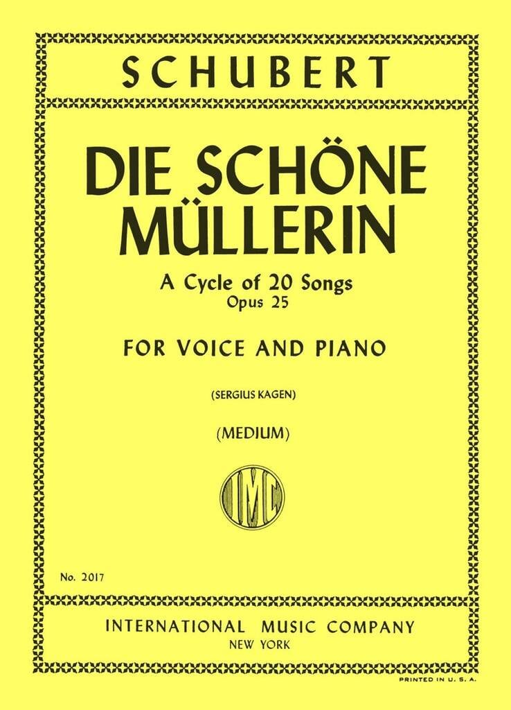 Schoene Muellerin Op. 25 (Ted.-Ingl.)